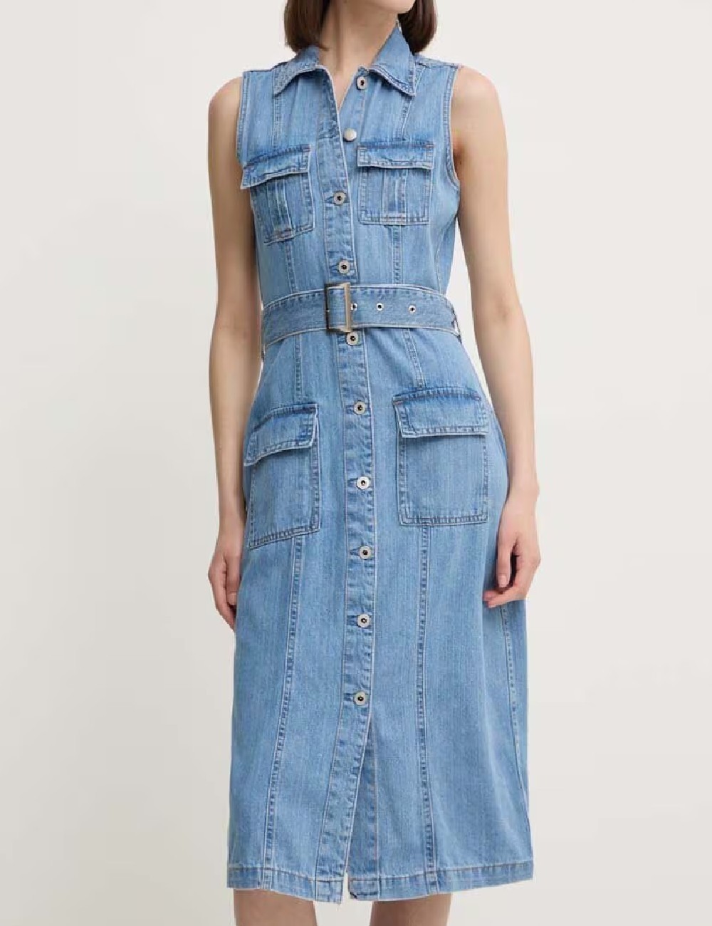 Rochie medie Pepe Jeans, albastru - 1 | YEO