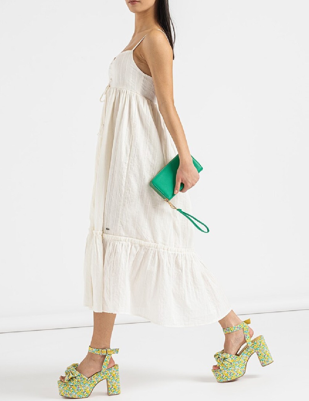 Rochie medie Pepe Jeans, alb - 1 | YEO