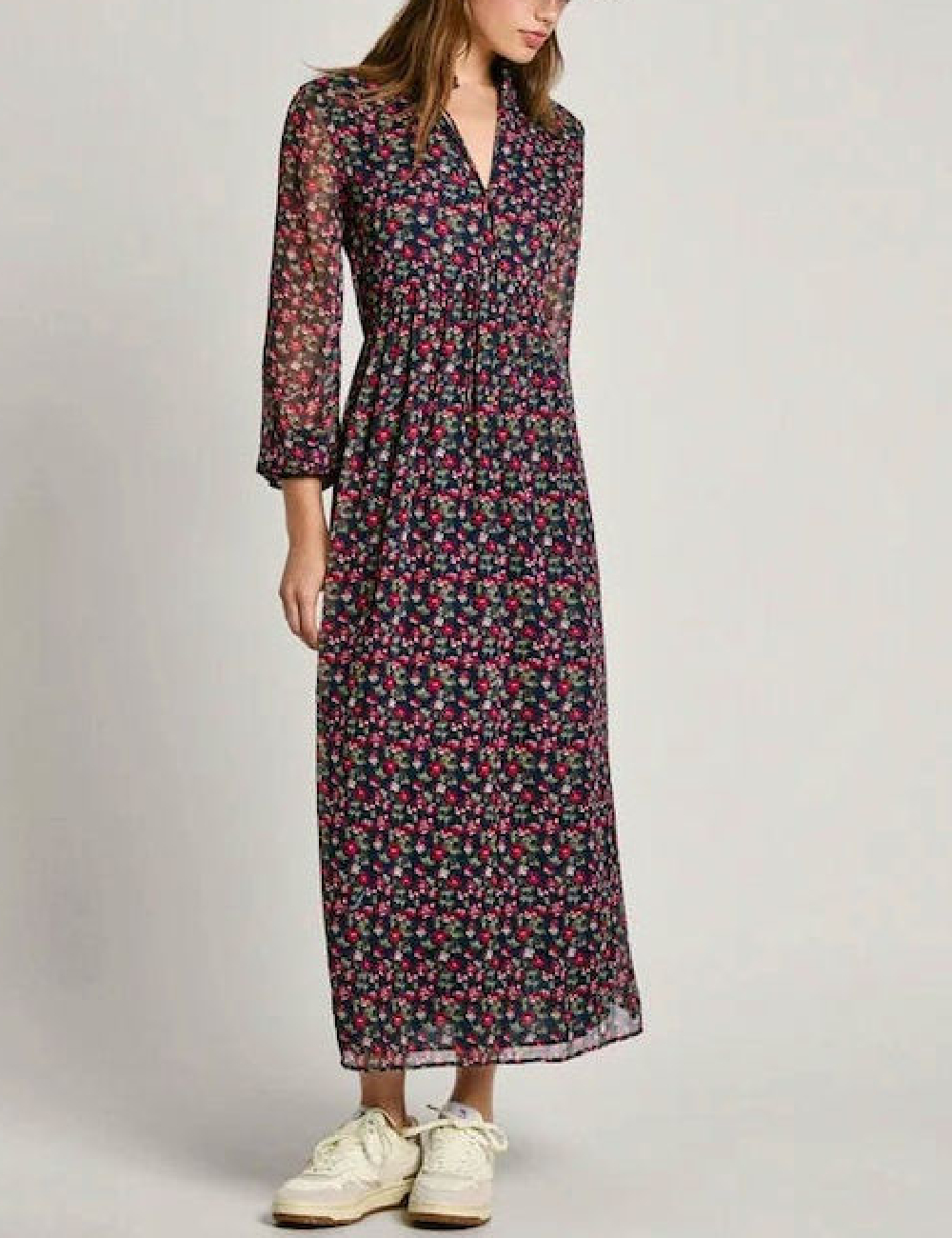 Rochie lunga Pepe Jeans, floral print
