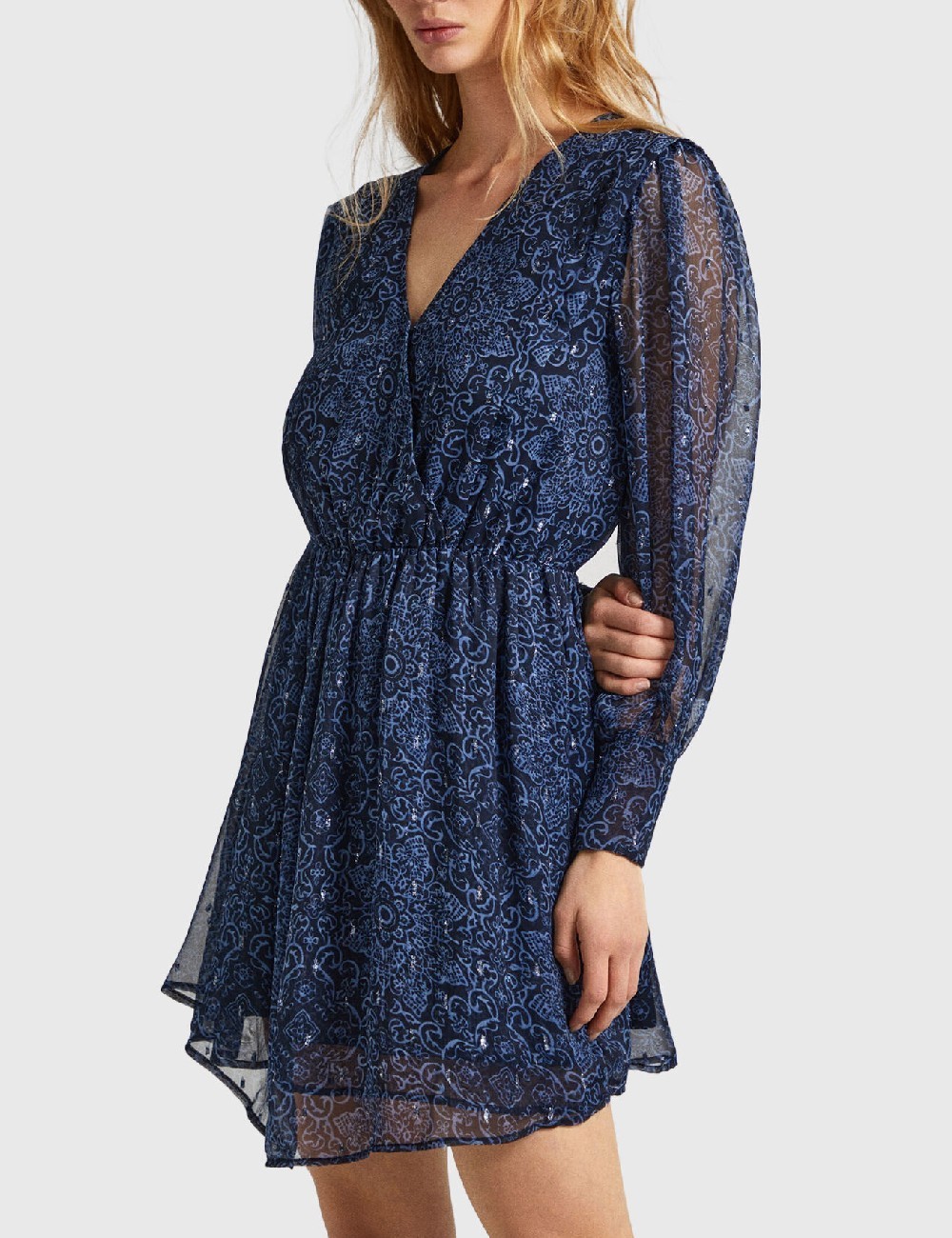 Rochie scurta Pepe Jeans, albastru - 1 | YEO