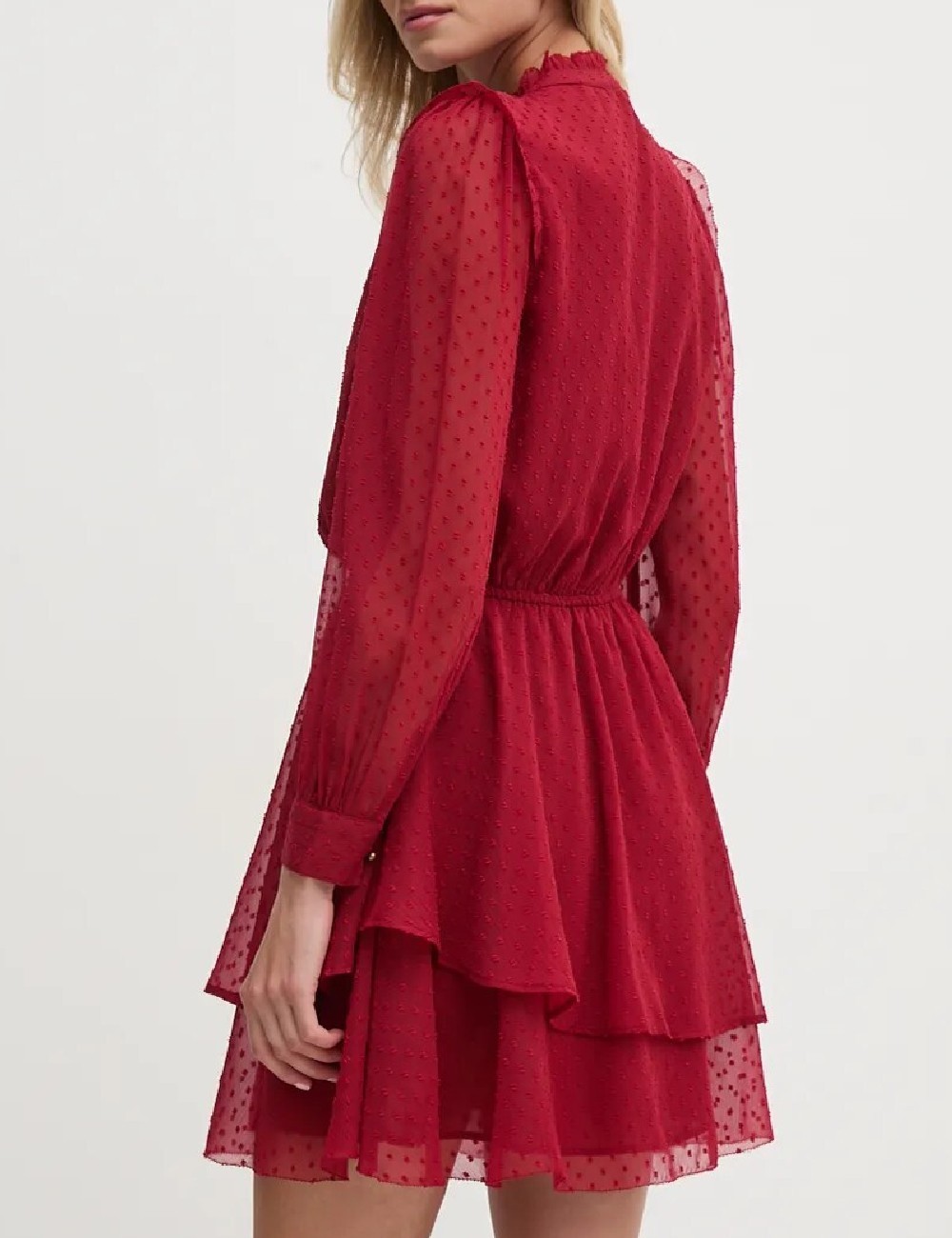 Rochie scurta Pepe Jeans, rosu - 1 | YEO