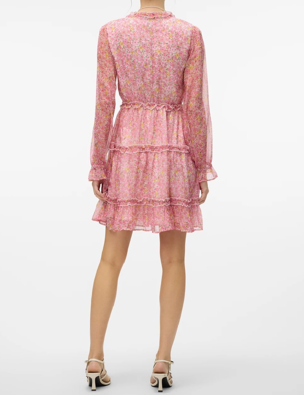 Rochie scurta Vero Moda, roz - 1 | YEO