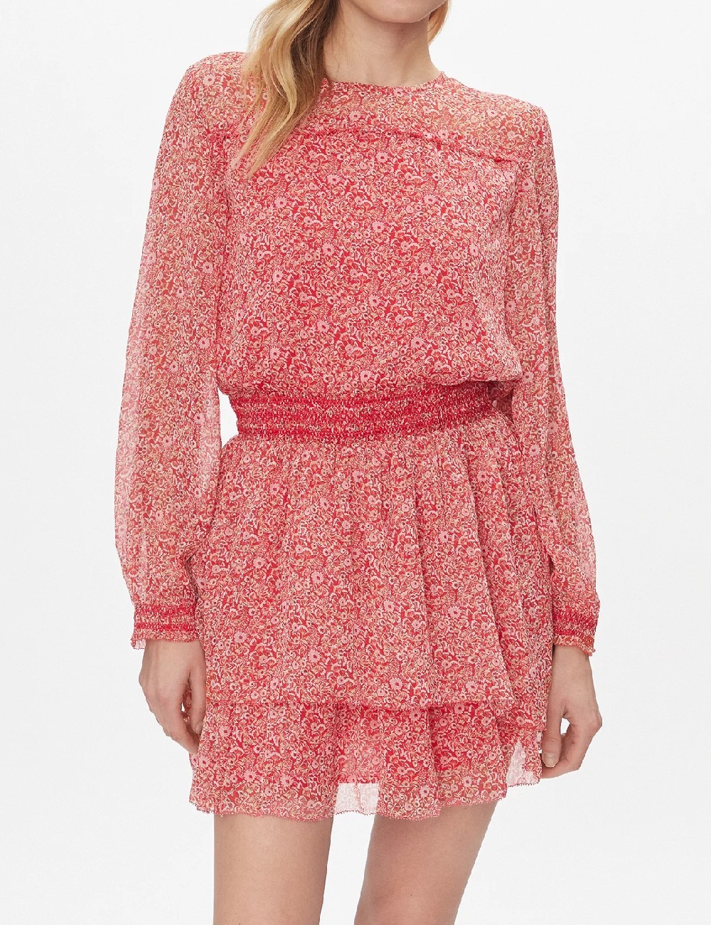 Rochie scurta Pepe Jeans, rosu - 1 | YEO