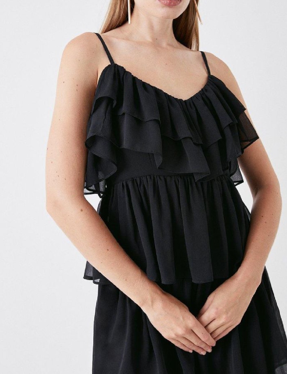 Rochie lunga Coast, negru - 1 | YEO