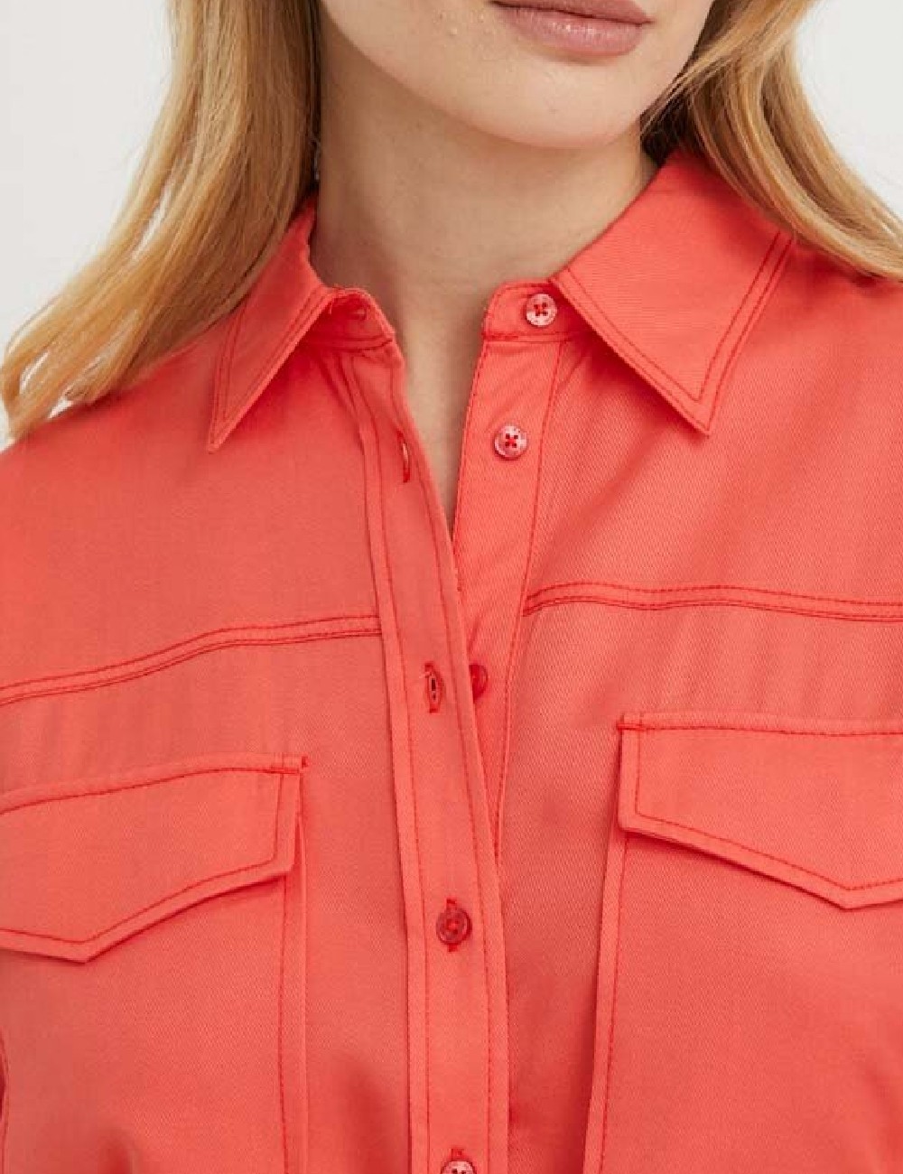 Rochie scurta Pepe Jeans, corai - 1 | YEO