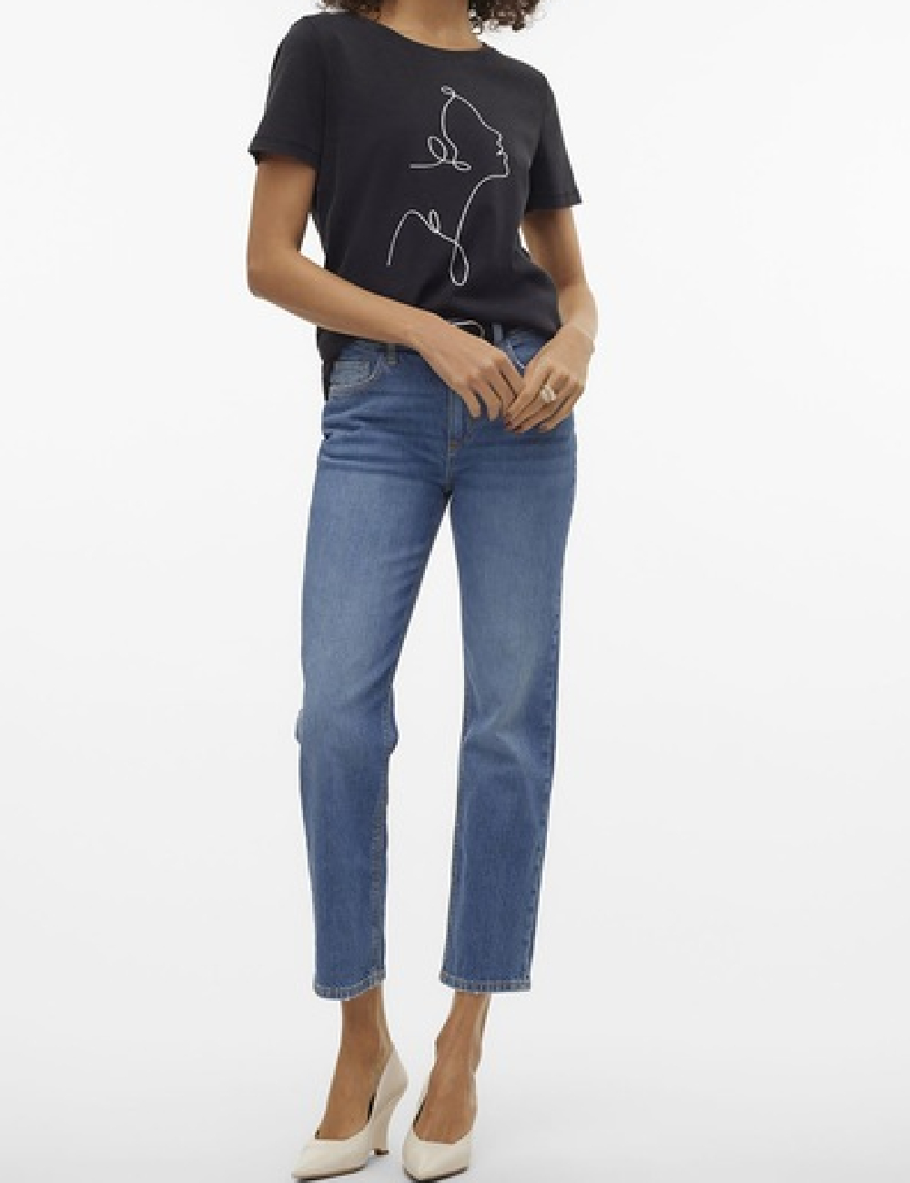 Tricou Vero Moda, negru - 1 | YEO