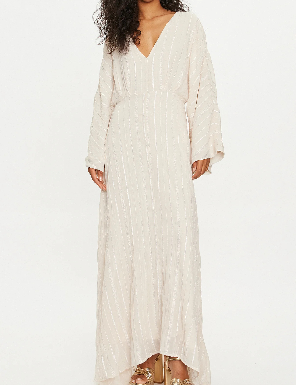 Rochie lunga Vero Moda, crem
