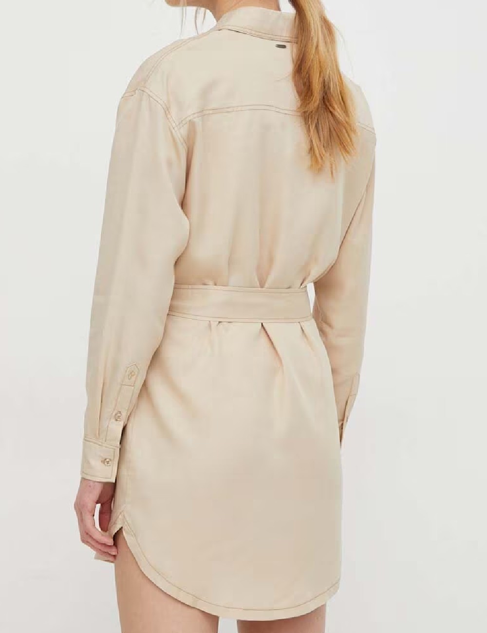 Rochie scurta Pepe Jeans, crem - 1 | YEO