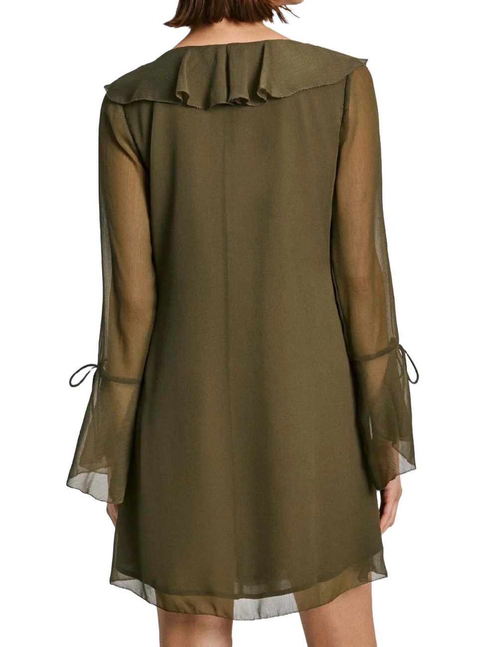 Rochie scurta Pepe Jeans, kaki - 1 | YEO