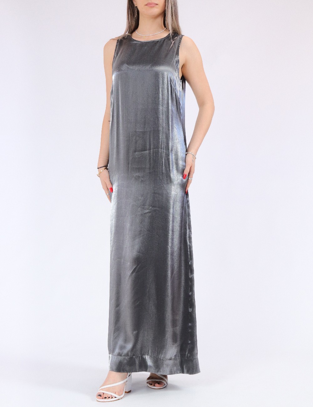 Rochie lunga Only, gri - 1 | YEO