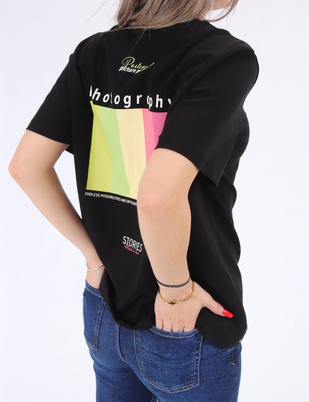 Tricou Only, negru - 1 | YEO