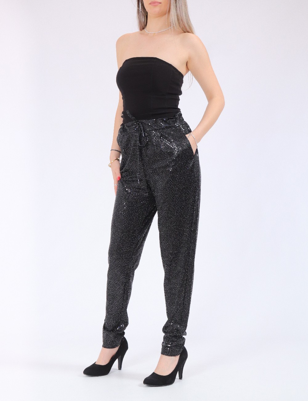 Pantaloni Only, negru - 1 | YEO