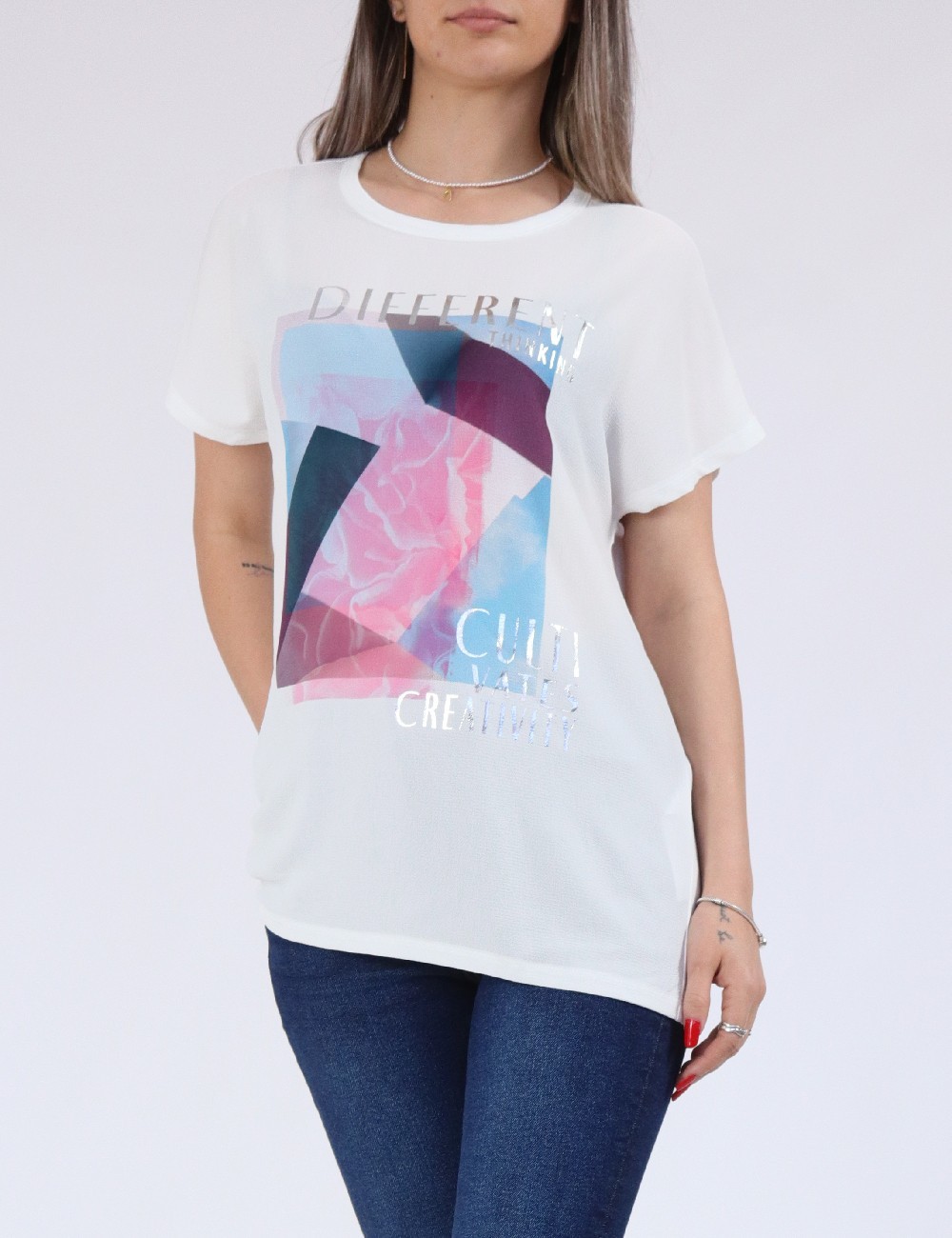 Tricou Only, alb - 1 | YEO