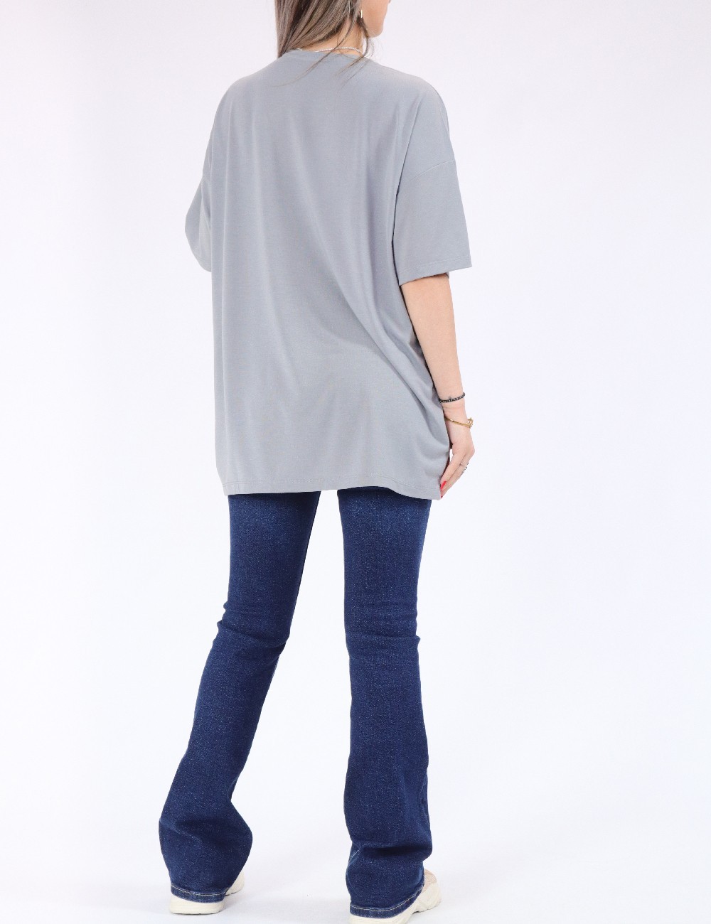 Tricou Oversize Only, gri - 1 | YEO