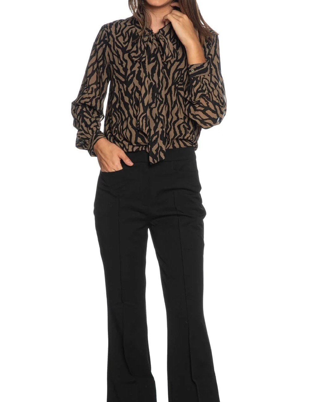 Bluza Only, negru/maro - 1 | YEO