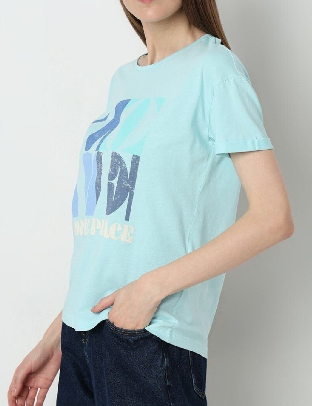 Tricou Vero Moda, bleu - 1 | YEO