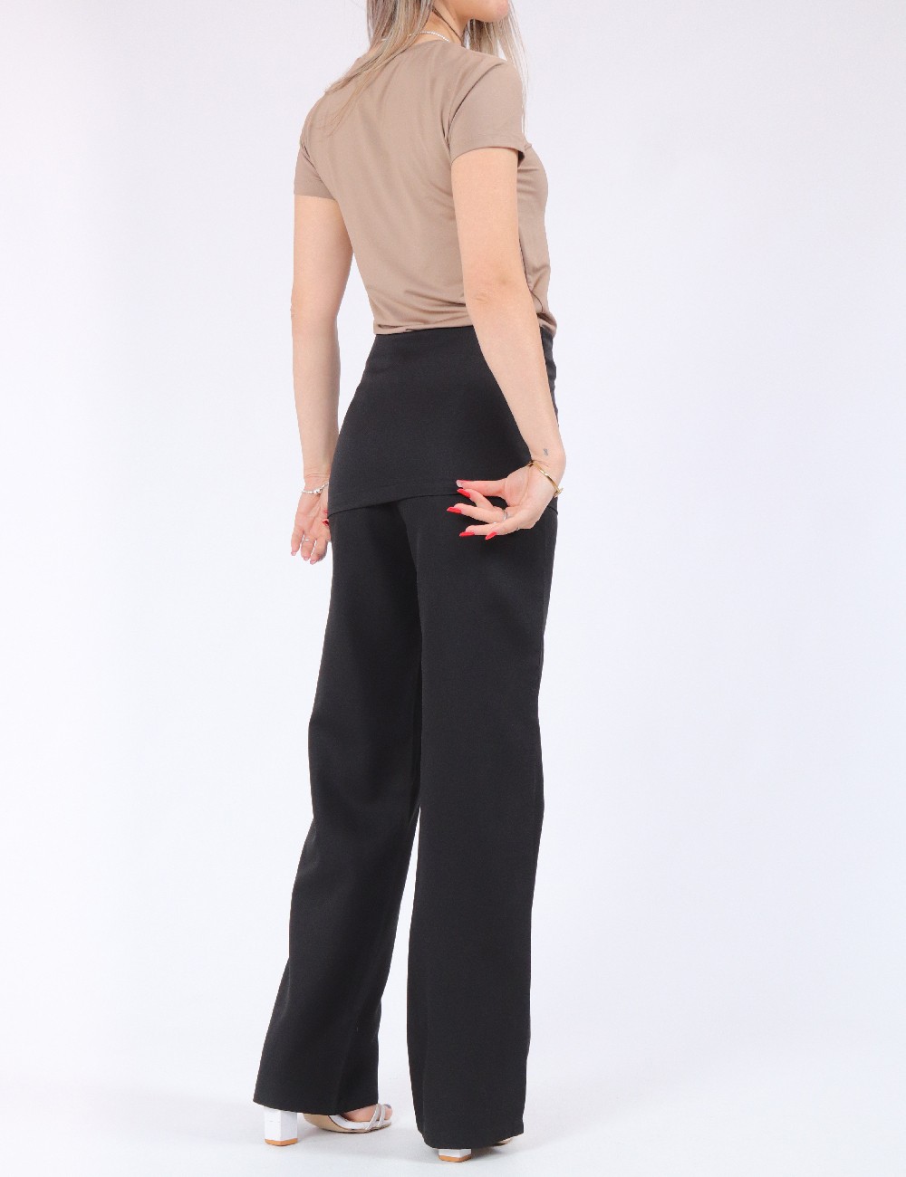 Pantaloni Heartbreak, negru - 1 | YEO