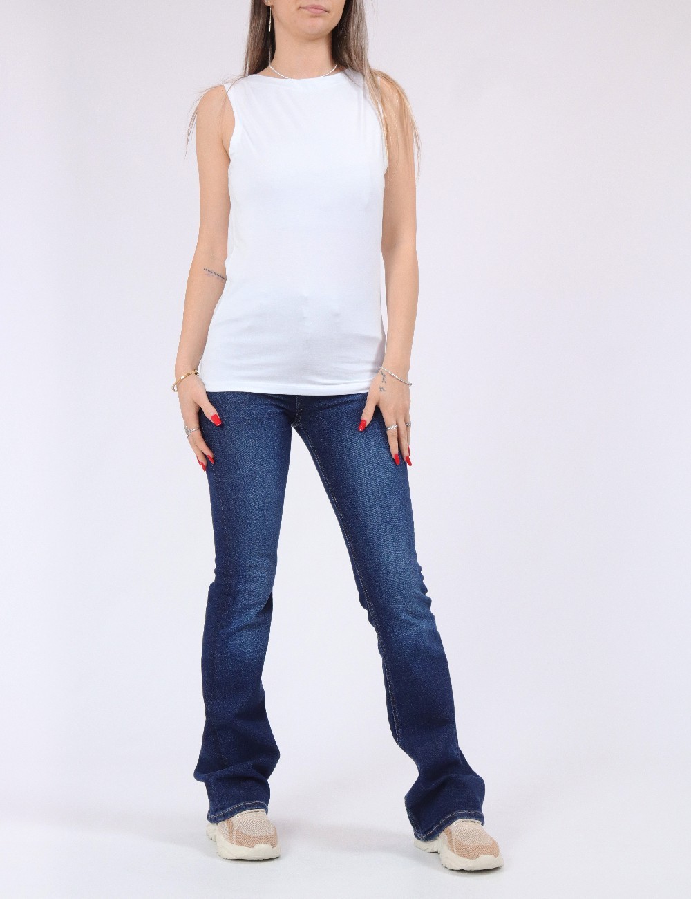 Maiou Vero Moda, alb - 1 | YEO