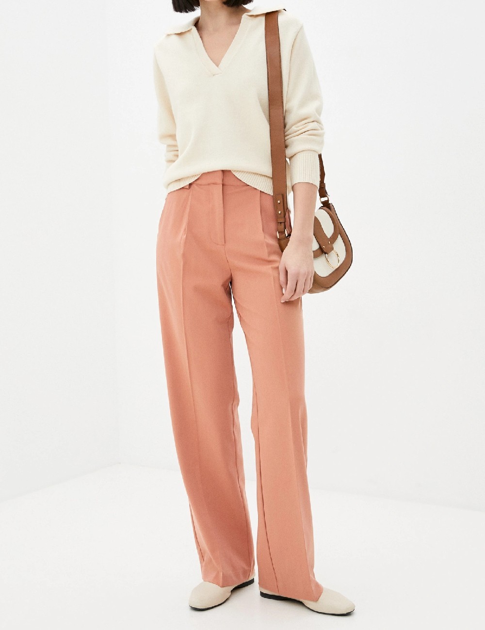 Pantaloni Y.A.S, portocaliu - 1 | YEO