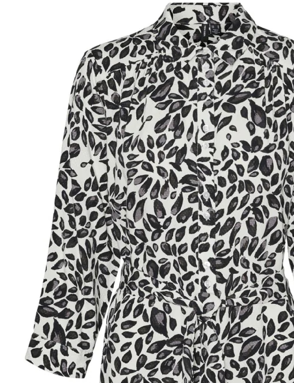 Rochie scurta Vero Moda, alb/negru - 1 | YEO