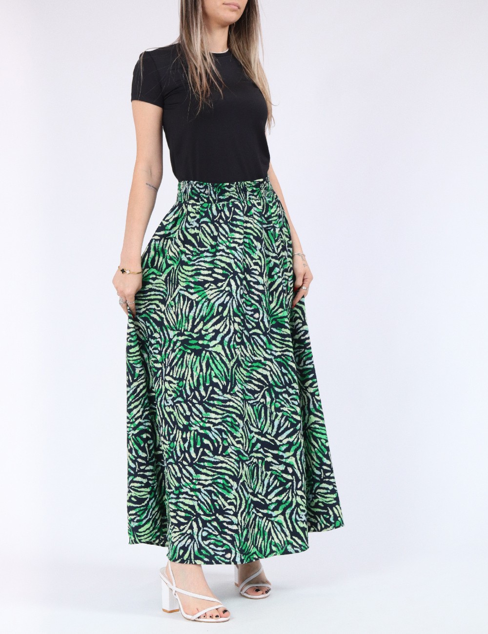 Fusta Vero Moda, verde - 1 | YEO