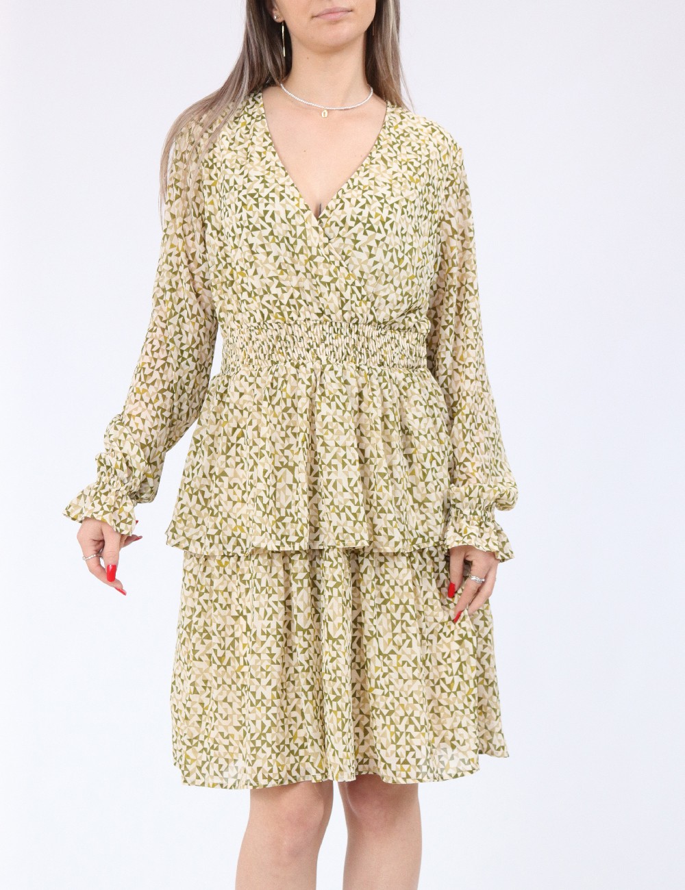 Rochie scurta Vero Moda, verde - 1 | YEO