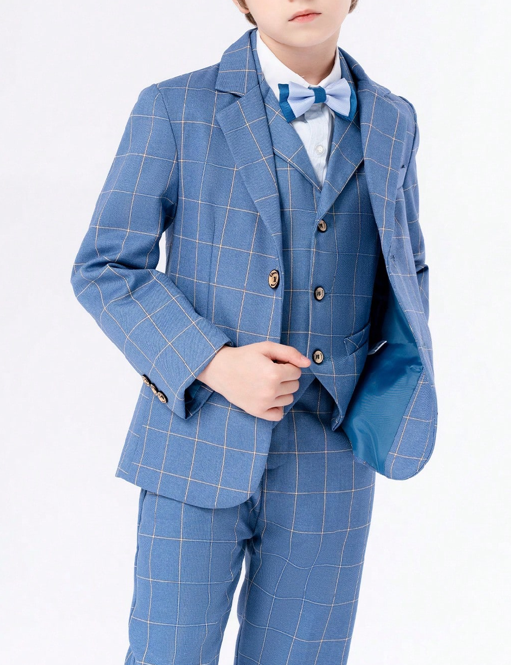 Costum Shein Kids, albastru
