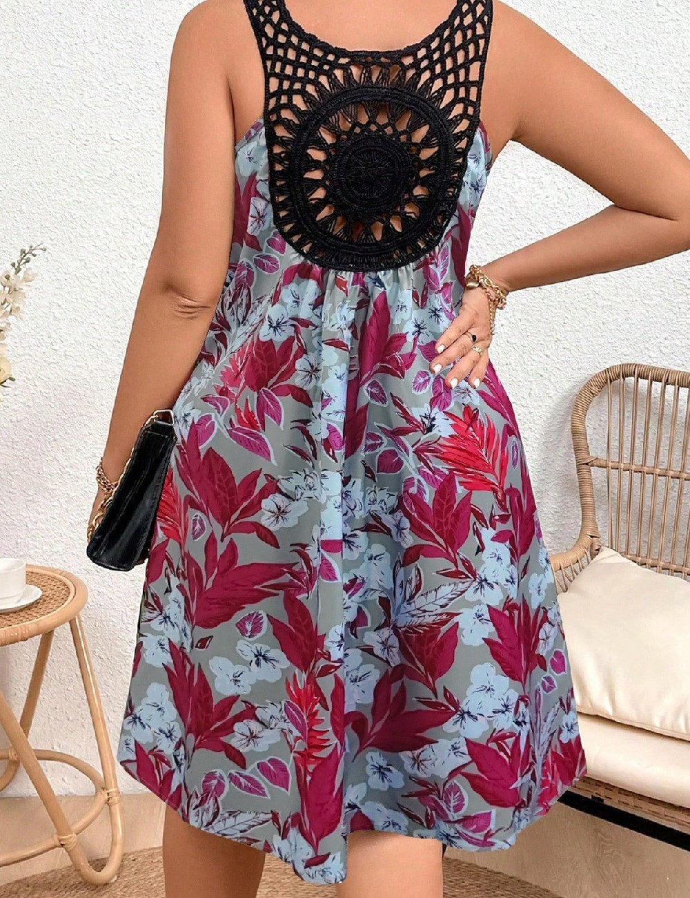 Rochie scurta SHEIN CURVE, mix culori - 1 | YEO