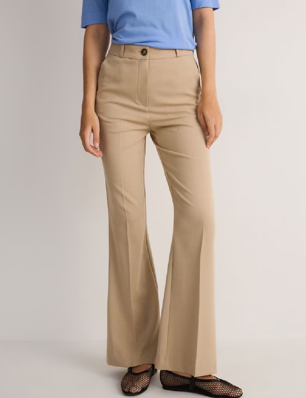 Pantaloni Reserved, maro - 1 | YEO