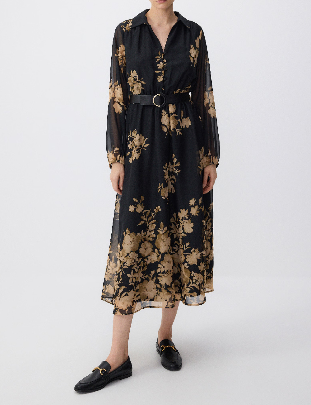 Rochie medie Reserved, negru
