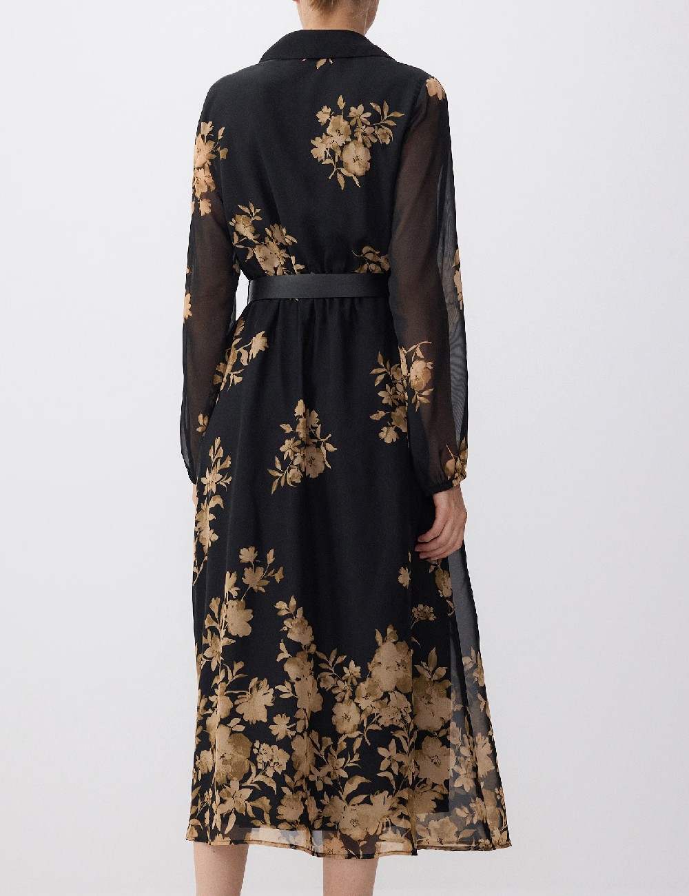 Rochie medie Reserved, negru - 1 | YEO