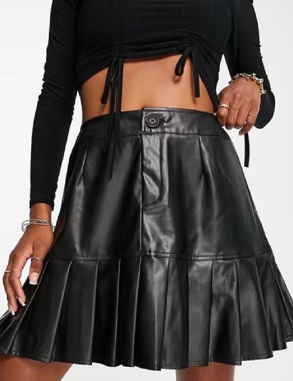 Fusta Threadbare, negru - 1 | YEO