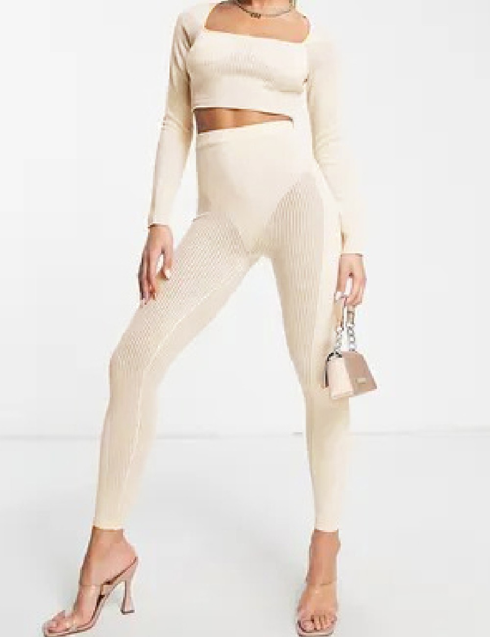 Pantaloni SIMMI, crem - 1 | YEO