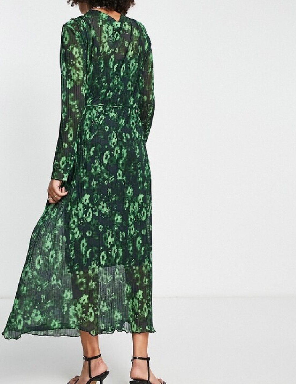 Rochie lunga Edited, verde - 1 | YEO