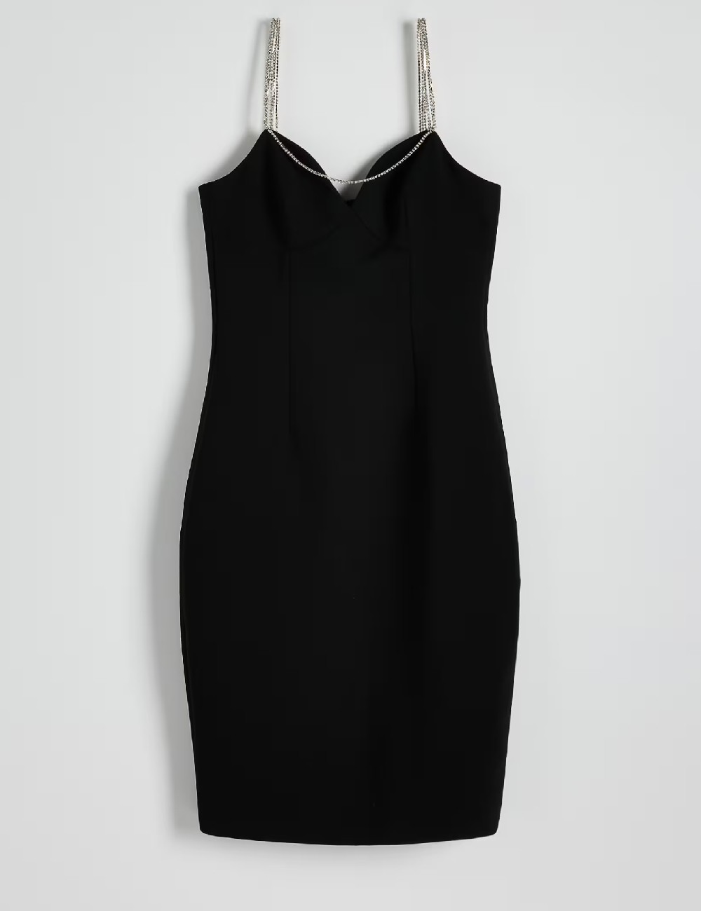 Rochie scurta Reserved, negru - 1 | YEO