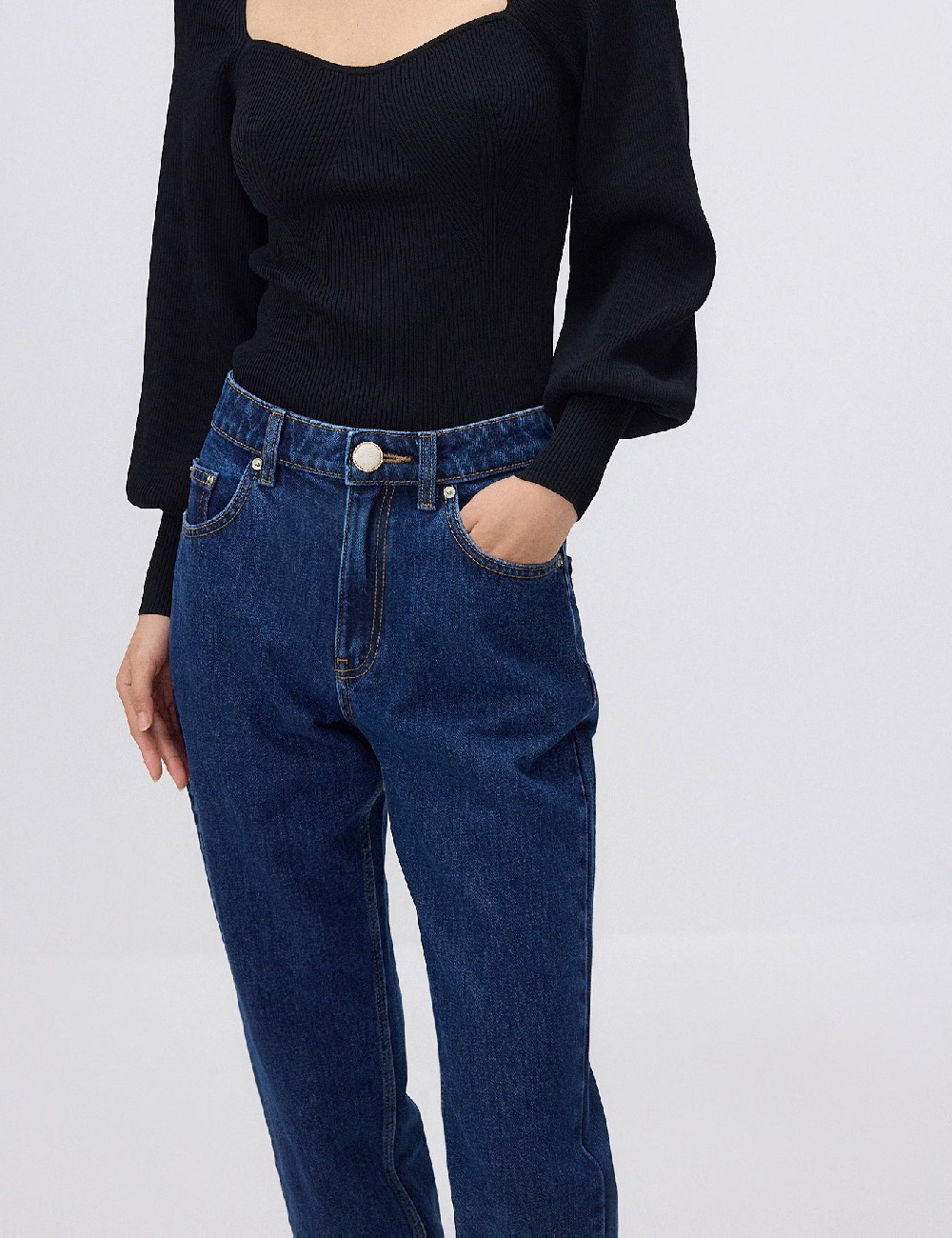 Blugi Reserved, bleumarin - 1 | YEO