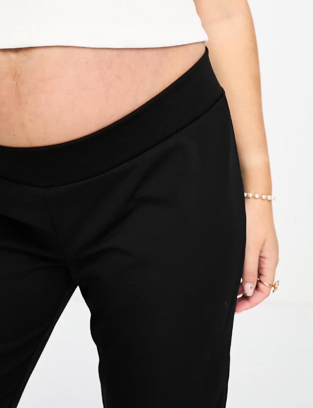 Pantaloni Asos Maternity, negru - 1 | YEO