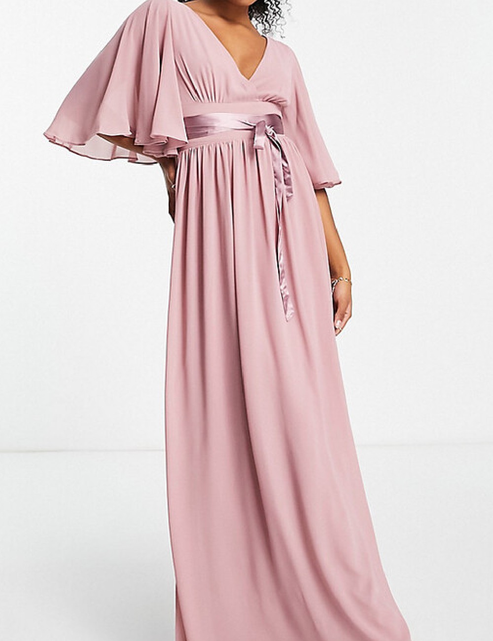 Rochie lunga TFNC London, roz - 1 | YEO