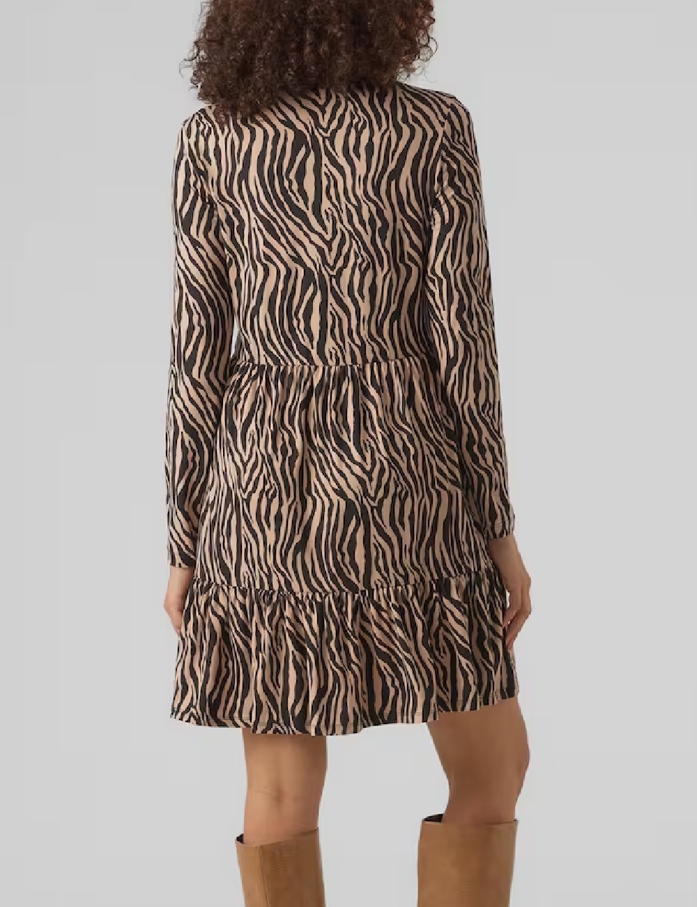 Rochie scurta Vero Moda, negru/maro - 1 | YEO