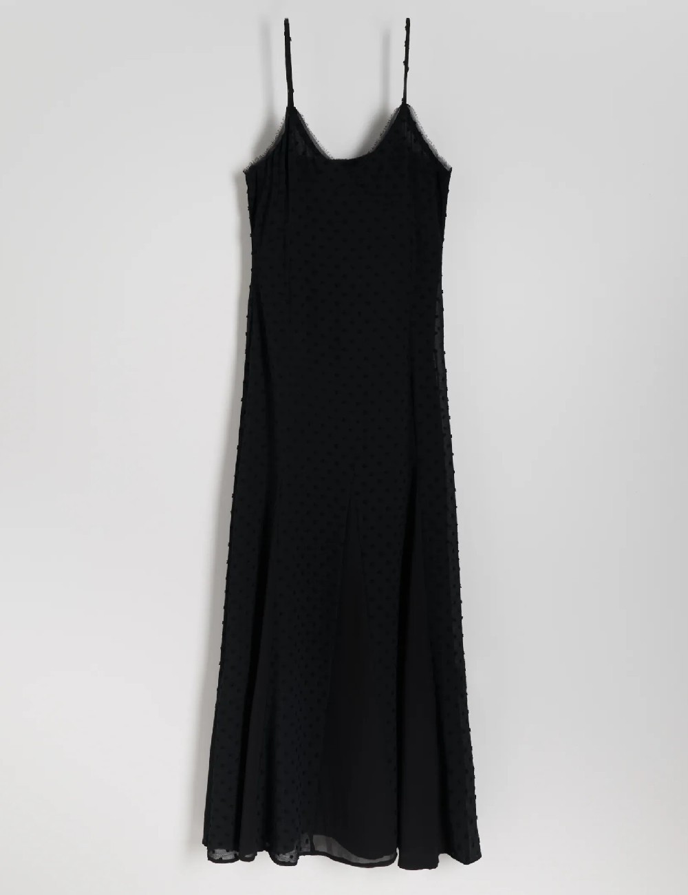 Rochie lunga Reserved, negru - 1 | YEO