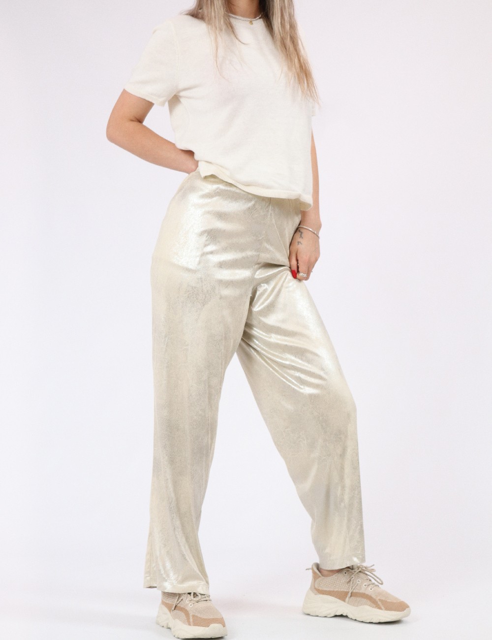 Pantaloni Vero Moda, crem - 1 | YEO
