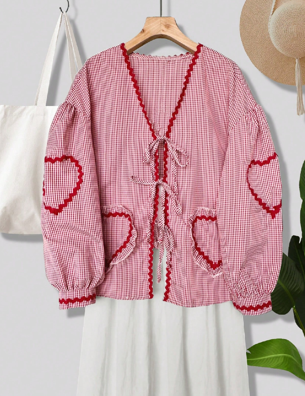 Bluza SHEIN CURVE, rosu