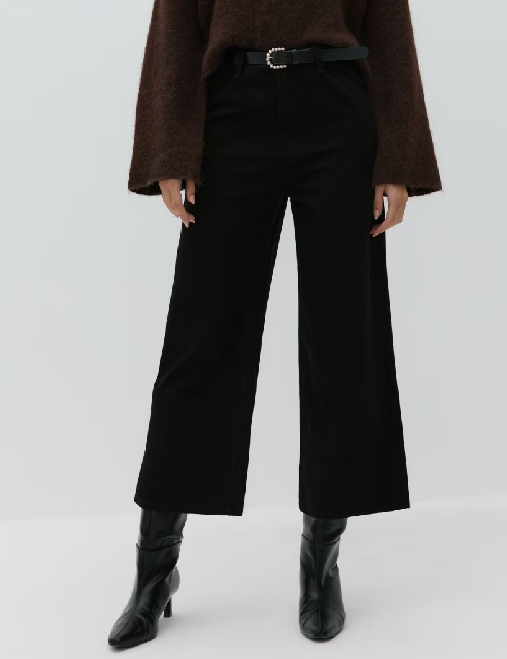 Pantaloni Reserved, negru