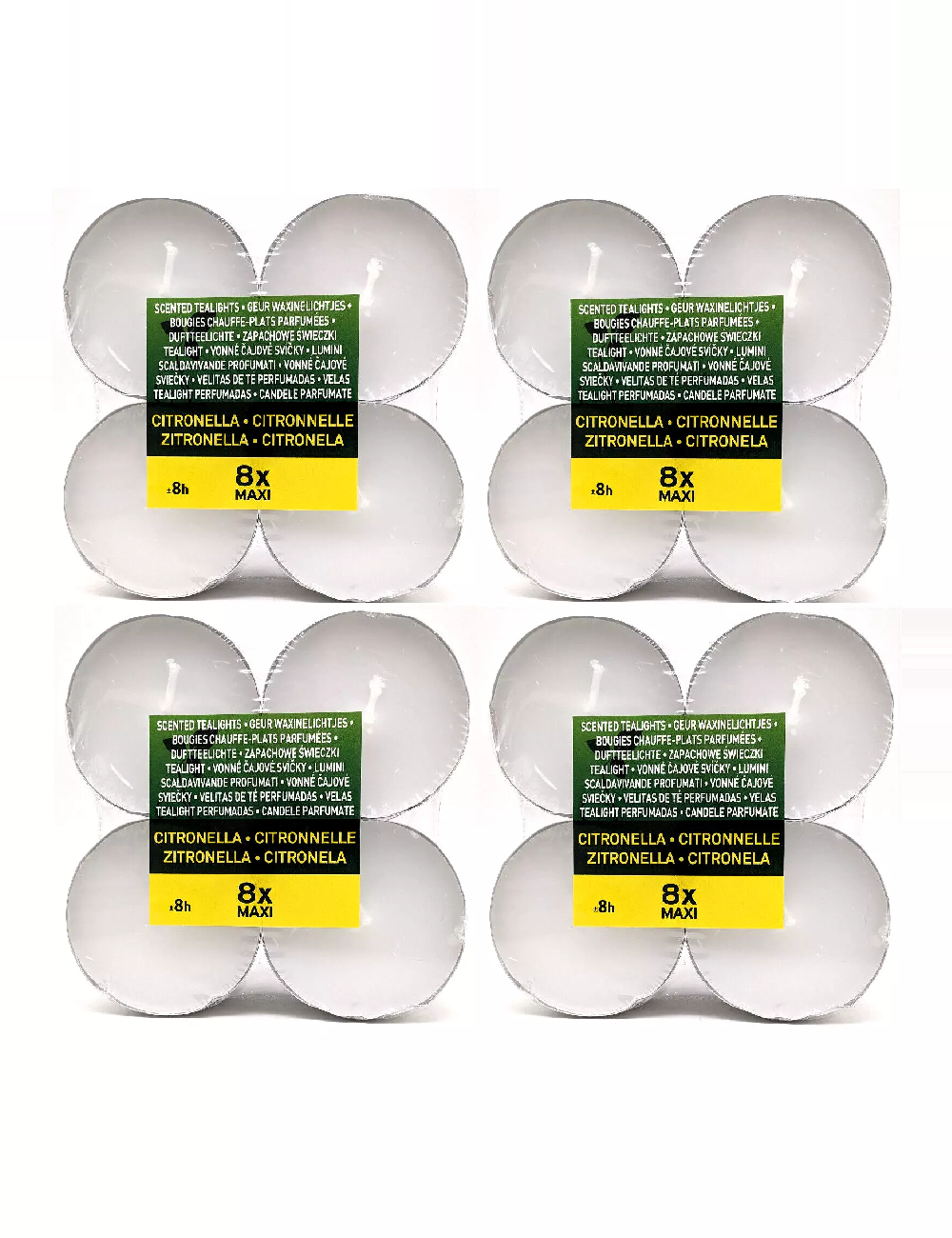 Set lumanari 8 bucati Zd Trading, alb