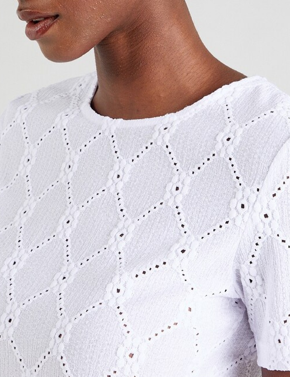 Bluza Pieces, alb - 1 | YEO