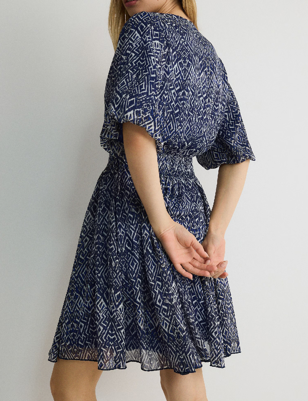 Rochie scurta Reserved, bleumarin - 1 | YEO