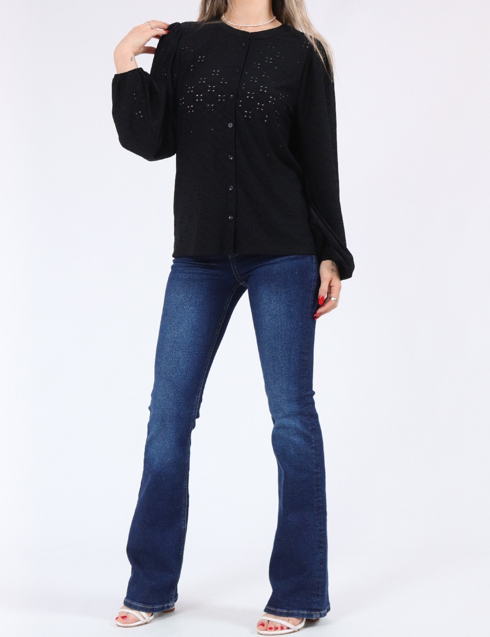 Camasa Vero Moda, negru - 1 | YEO