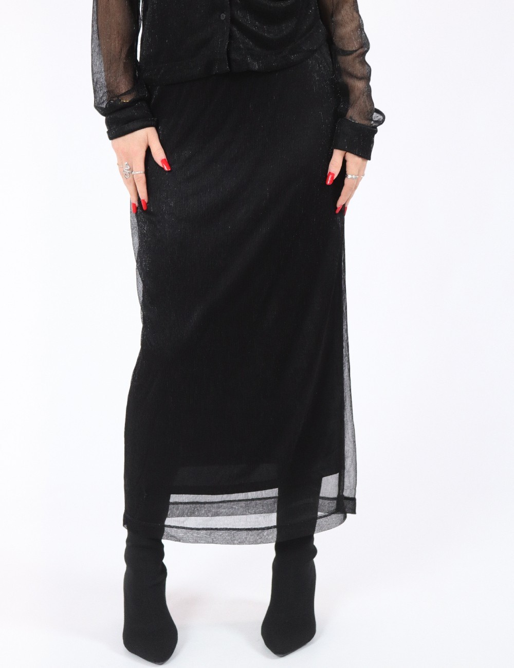 Fusta Jack&Jones, negru - 1 | YEO