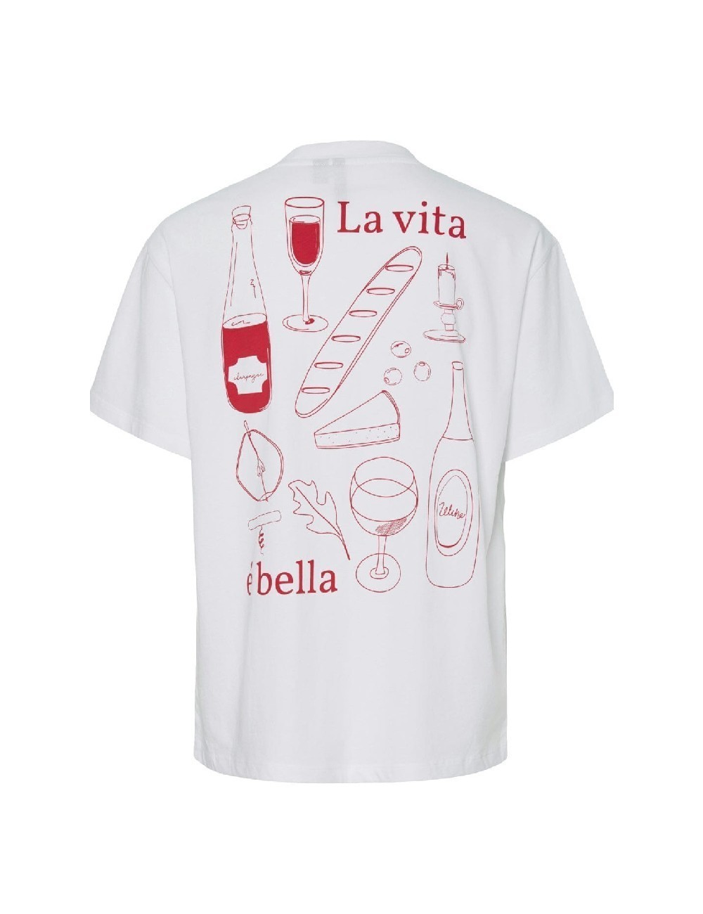 Tricou Pieces, alb - 1 | YEO