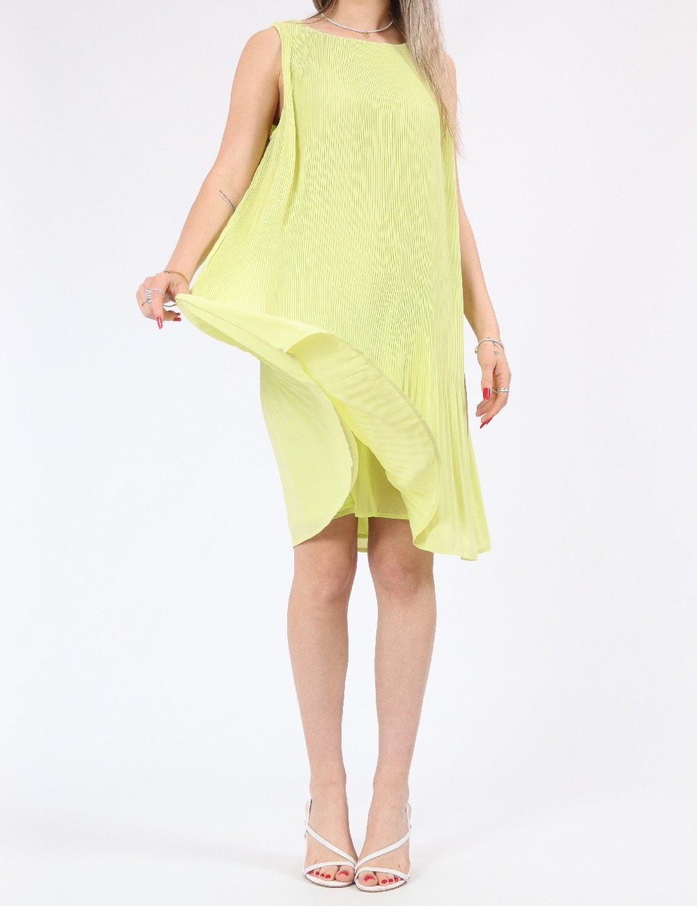 Rochie scurta Vero Moda, verde - 1 | YEO